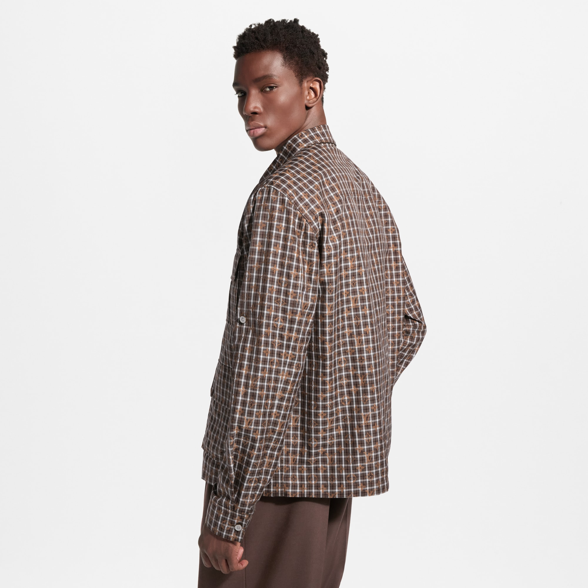 LOUIS VUITTON グレンチェック ベスト M LOUIS VUITTON グレンチェック ベスト M モノグラム ベスト ニット